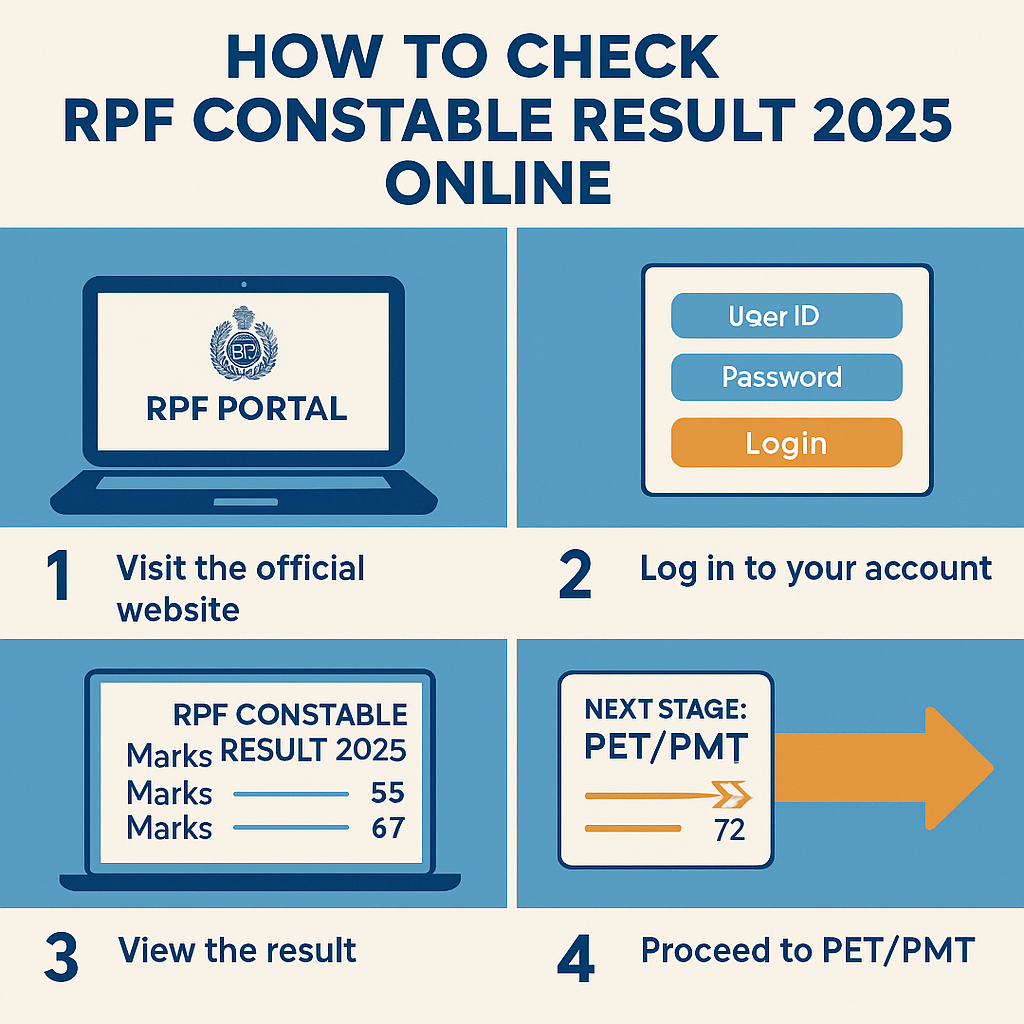 RPF Constable Result 2025 Out – Check Merit List & Cut-Off Now