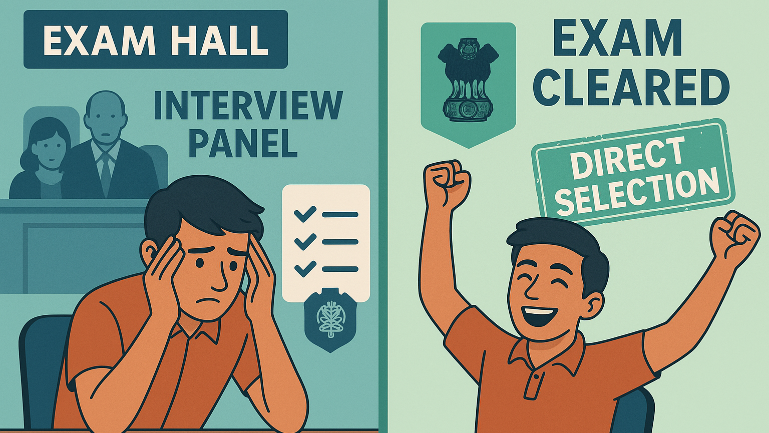 Top Govt Exams 2025 with No Interview – Direct Selection