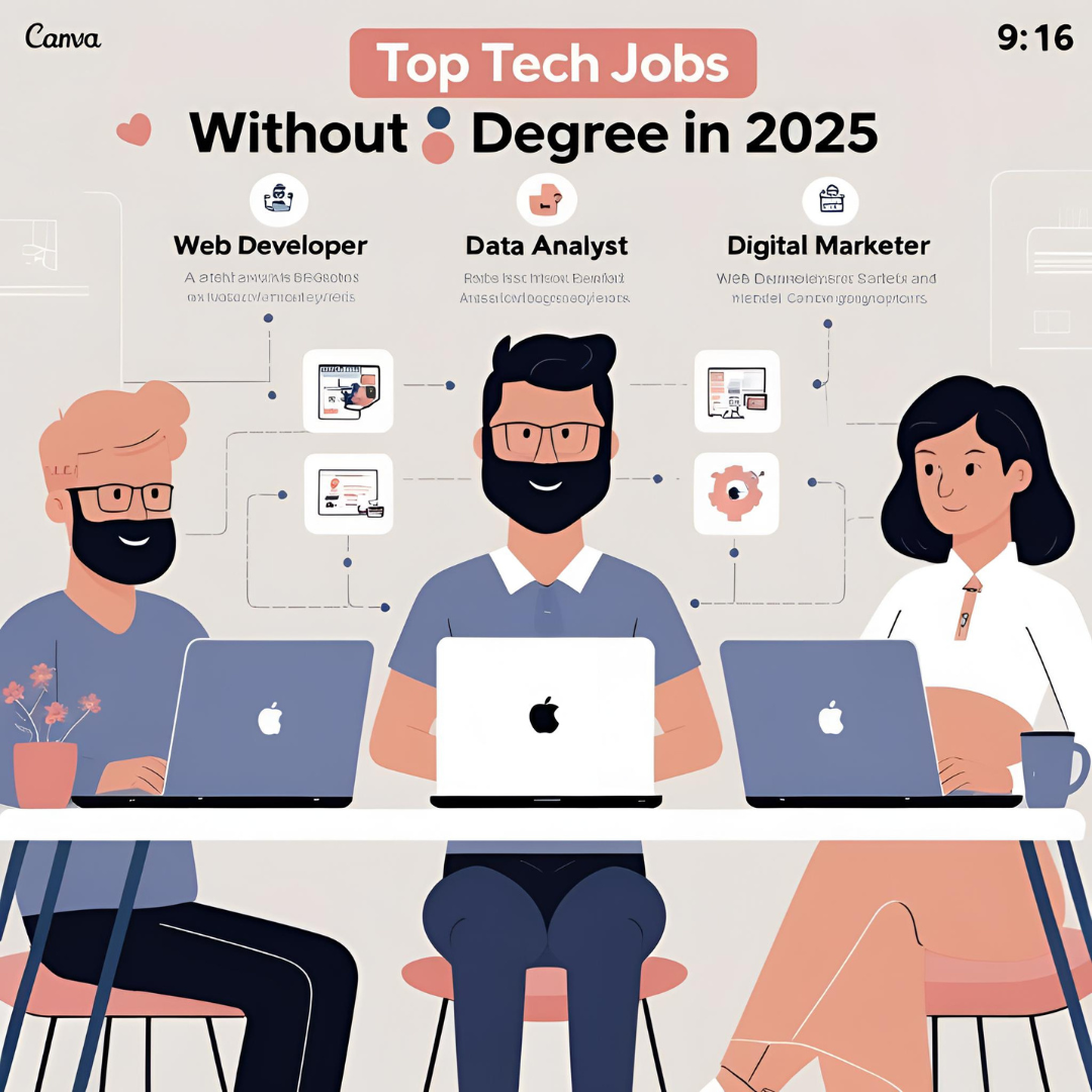 Tech Jobs Without a Degree – 2025 Edition